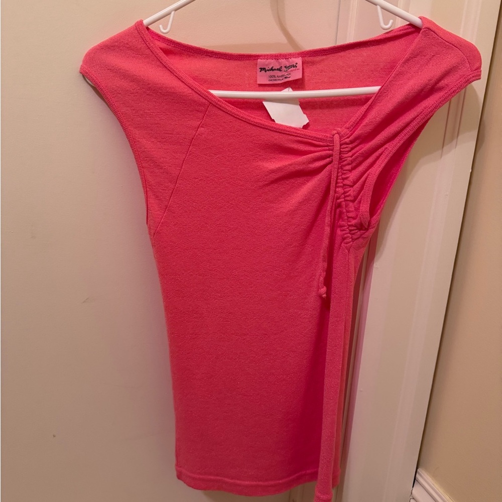 Michael Stars Coral Pink Blouse